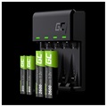 Green Cell VitalCharger Battery Charger with 4x AAA Rechargeable Batteries