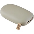 GreyLime Power Stone II Power Bank - 10400mAh, 18W - Beige