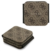 Guess 4G 3-in-1 MagSafe Magnetic Wireless Charger - Brown