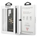 Guess 4G Big Metal Logo Samsung Galaxy S22 Ultra 5G Hybrid Case - Grey