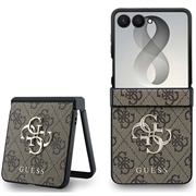 Samsung Galaxy Z Flip8 Guess 4G Big Metal Logo Hybrid Case - Brown