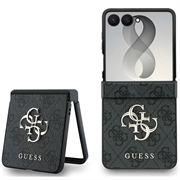 Samsung Galaxy Z Flip8 Guess 4G Big Metal Logo Hybrid Case - Grey