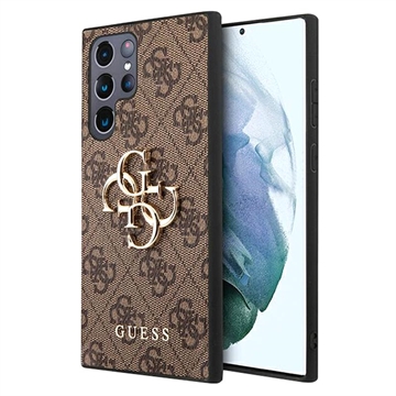 Guess 4G Big Metal Logo Samsung Galaxy S23 Ultra 5G Hybrid Case