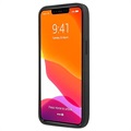 Guess 4G Big Metal Logo iPhone 13 Pro Hybrid Case - Black