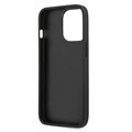 Guess 4G Big Metal Logo iPhone 14 Pro Max Hybrid Case - Black