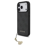 iPhone 17 Pro Guess 4G Charm Hybrid Case - MagSafe Compatible - Grey