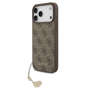 iPhone 17 Pro Max Guess 4G Charm Hybrid Case - MagSafe Compatible - Brown