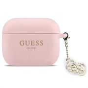 AirPods Pro 3 Guess 4G Charm Silicone Case - Pink
