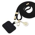 Guess 4G Charm Universal Crossbody Strap - Black
