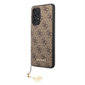 Guess 4G Charms Collection Samsung Galaxy A53 5G Hybrid Case - Brown
