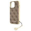 Guess 4G Charms Collection iPhone 13 Pro Max Hybrid Case - Brown