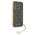 Guess 4G Charms Collection iPhone 13 Pro Max Hybrid Case - Grey