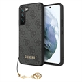Guess 4G Charms Collection Samsung Galaxy S23+ 5G Hybrid Case - Grey