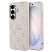 Samsung Galaxy S26 Guess 4G Gold Frame Case - MagSafe Compatible - Pink