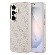 Samsung Galaxy S26+ Guess 4G Gold Frame Case - MagSafe Compatible - Pink