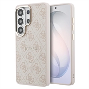 Samsung Galaxy S26 Ultra Guess 4G Gold Frame Case - MagSafe Compatible - Pink