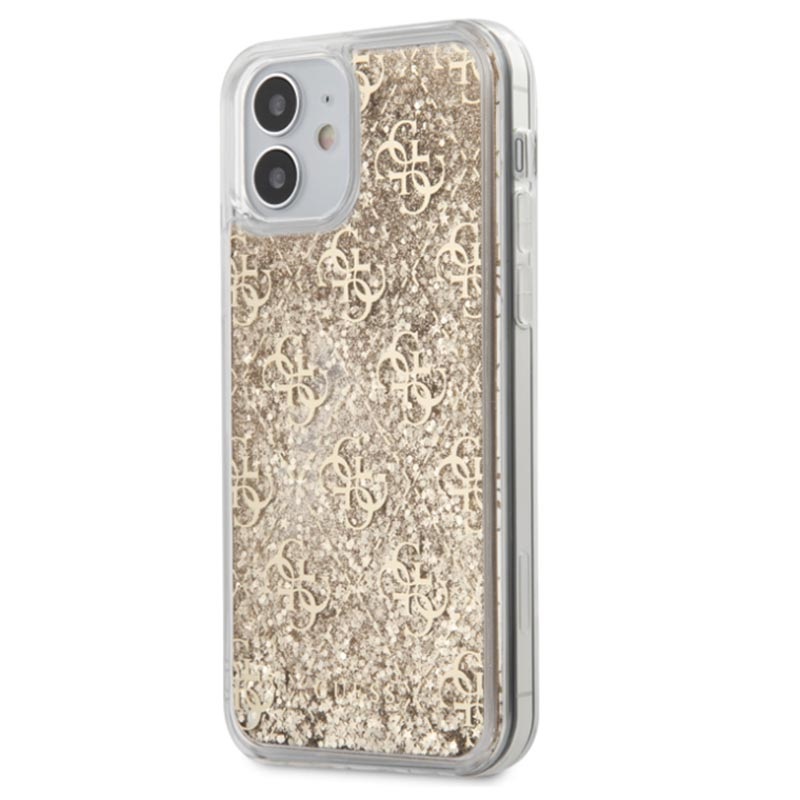 Guess 4g Liquid Glitter Iphone 12 Mini Hybrid Case