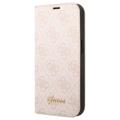 Guess 4G Metal Gold Logo iPhone 14 Flip Case