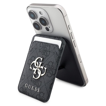 Guess 4G Metal Logo Card Holder with Stand - MagSafe Compatible