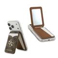 Guess 4G Mirror Magnetic Card Holder with Stand Function - Brown