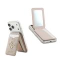 Guess 4G Mirror Magnetic Card Holder with Stand Function - Pink