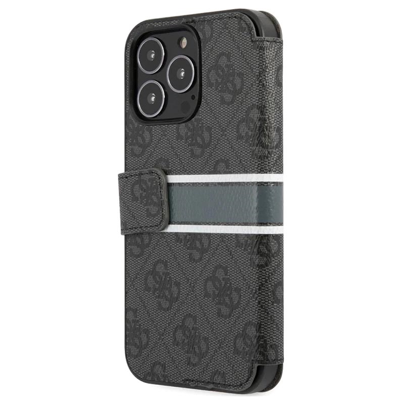 Guess 4G Printed Stripe iPhone 13 Pro Flip Case