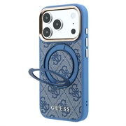 iPhone 18 Pro Guess 4G Ring Stand MagSafe Case - Blue