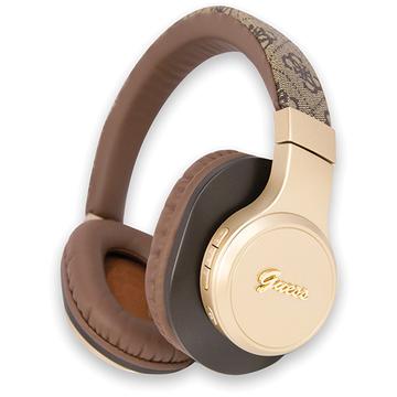 Guess 4G Script Logo Bluetooth Headphones - Brown