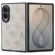 Samsung Galaxy Z Fold8 Guess 4G Script Metal Logo Magnetic Case - Pink