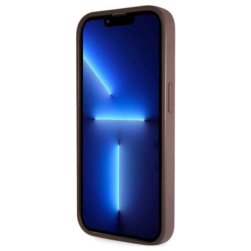 Funda Guess GUHCP15XP4TDPB iPhone 15 Pro Max 6.7 azul/azul durocase Piel  4G Triángulo Strass Case - ✓