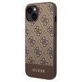 Guess 4G Stripe iPhone 13 Pro Max Hybrid Case - Brown