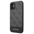 Guess 4G Stripe iPhone 11 Hybrid Case - Grey