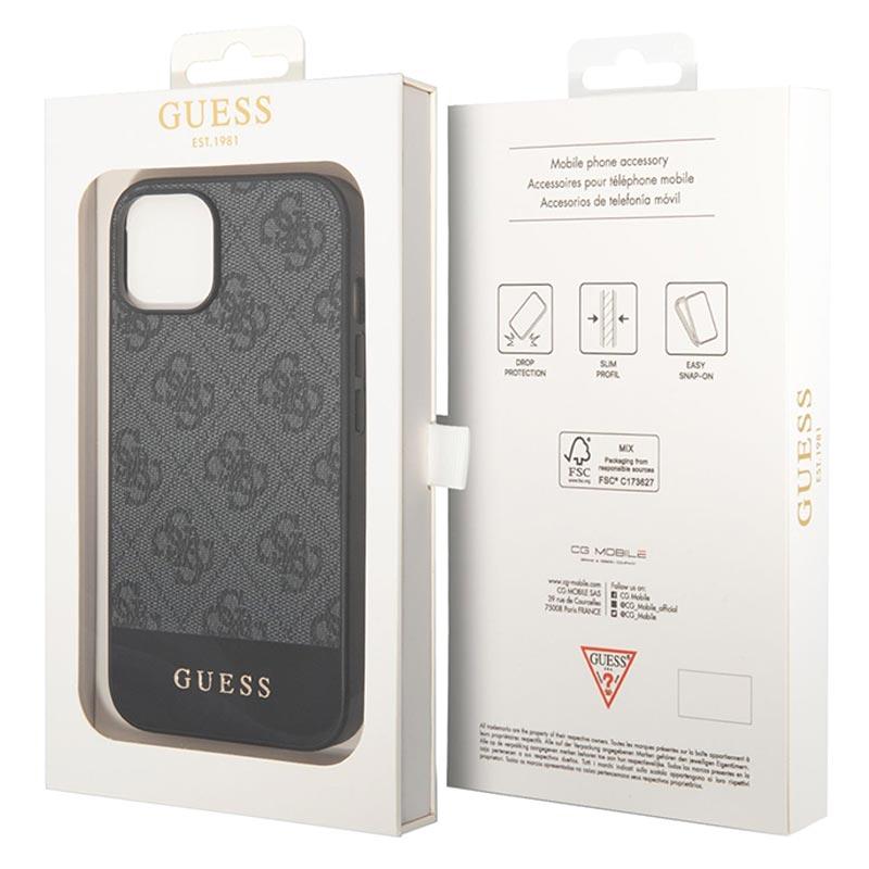 Guess 4G Stripe iPhone 14 Hybrid Case