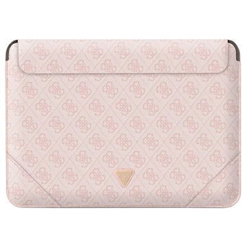 Guess 4G Uptown Triangle Logo Laptop Sleeve - 16" - Pink