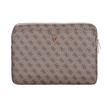 Guess 4G Zipper Pocket Triangle Logo Laptop Sleeve - 14"