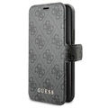 Guess Charms Collection 4G iPhone 11 Book Case - Grey