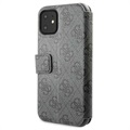 Guess Charms Collection 4G iPhone 11 Book Case - Grey