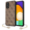 Guess Charms Collection 4G Samsung Galaxy A52 5G, Galaxy A52s Case - Brown