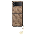 Guess Charms Collection 4G Samsung Galaxy Z Flip4 Case - Brown