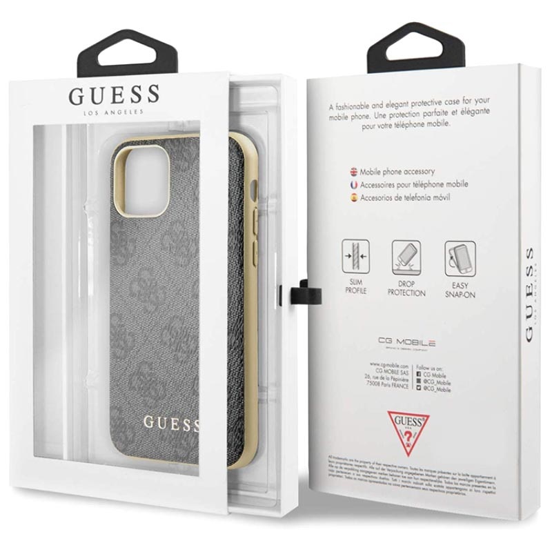 Guess Charms Collection 4g Bookcase para iPhone 11-gris