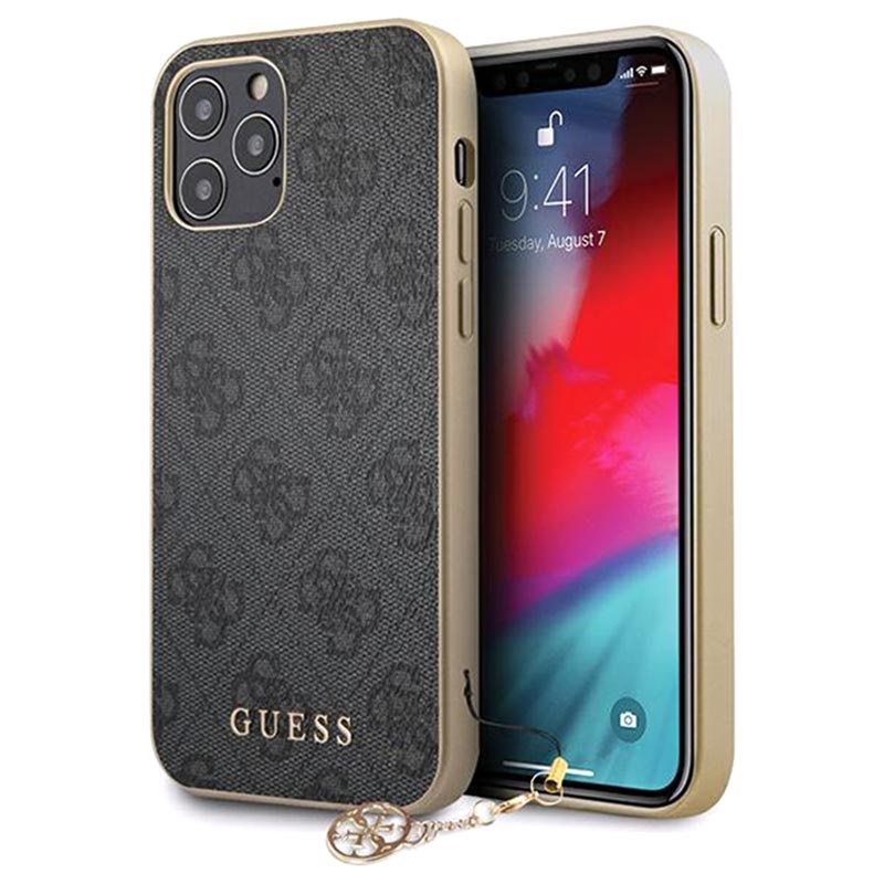 Koncession Quagmire last Guess Charms Collection 4G iPhone 12/12 Pro Case - Grey