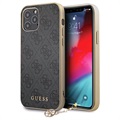 Guess Charms Collection 4G iPhone 12/12 Pro Case - Grey