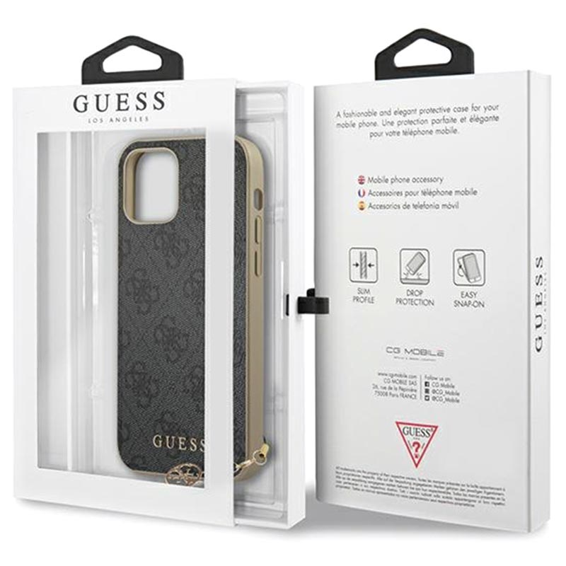 CG MOBILE Guess 4G Triangle Wallet Cardslot with Magsafe Compatible for  iPhone 12 Pro Max, 12/12 Pro