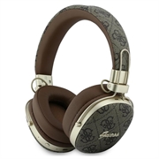 Guess ENC Metal 4G Script Logo Wireless Headphones - Brown