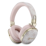 Guess ENC Metal 4G Script Logo Wireless Headphones - Pink