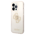 Guess Glitter 4G Big Logo iPhone 13 Hybrid Case - Gold