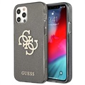 Guess Glitter 4G Big Logo iPhone 12/12 Pro Hybrid Case
