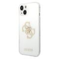 Guess Glitter 4G Big Logo iPhone 13 Hybrid Case - Gold