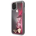 Guess Glitter Collection iPhone 11 Pro Max Case - Raspberry