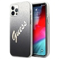 Guess Glitter Gradient Script iPhone 12/12 Pro Case